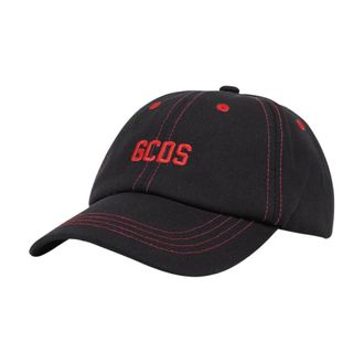 GCDS Essential Baseball Hat - unisex - Petten - Zwart - ONE Size - Katoen - Accessoires