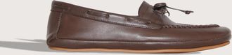 Le Monde Beryl Womens Shearling Driver Moccasin In Brown