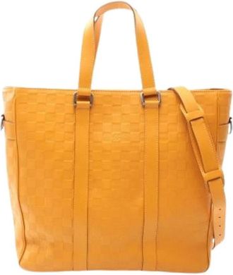 Louis Vuitton Pre-owned Tote Bags, male, Orange, Size: ONE SIZE Pre-owned Leather louis-vuitton-bags