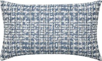 Elaine Smith Channel Indoor & Outdoor Woven Accent Pillow in Bleu at Nordstrom, Size 12X20