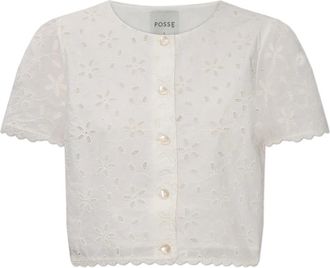 Poss&eacute; Posse, Donna, Camicette, Bianco, XS, new