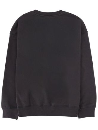 Ganni Organic Cotton Print Sweatshirt - Charcoal