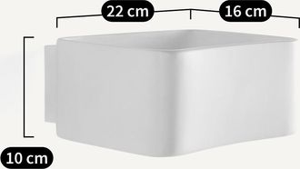 AM.PM Rechthoekige wandlamp in keramiek, Debou