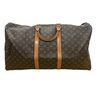 Louis Vuitton Monogram Brown Monogram Leather Boston Bag (Pre-Owned)