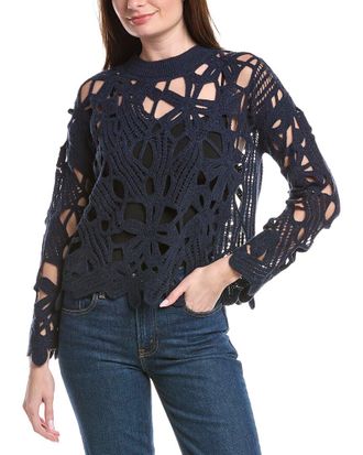 Johnny Was Wool & Cashmere-Blend Pullover