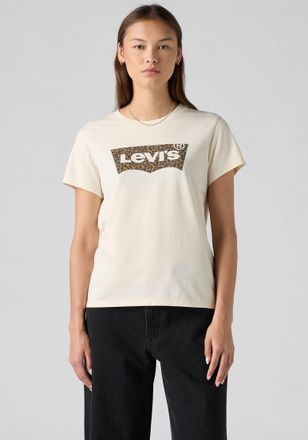 Levi's T-Shirt LEVIS LSE THE PERFECT TEE, Damen, Gr. L (40), lse_annessa cheetah, Jersey, Obermaterial: 100% Baumwolle, figurumspielend h&uuml;ftlang, Rundhals, S