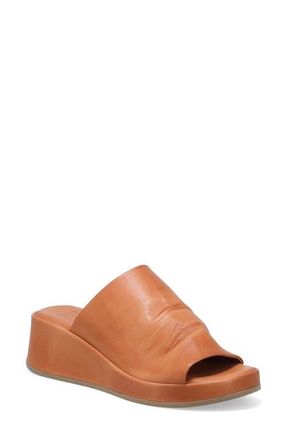 Miz Mooz Patsey Platform Wedge Slide Sandal in Brandy at Nordstrom, Size 10.5-11Us