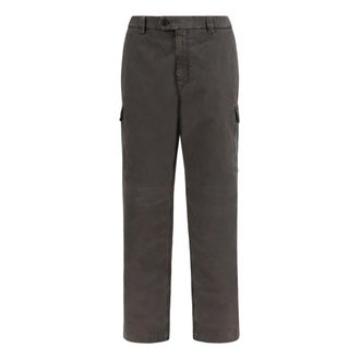 Brunello Cucinelli Katoenen broek - Heren - Broeken - Bruin - Maat: 2XL Katoen