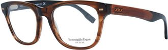 Ermenegildo Zegna Brown Plastic Glasses Mens (Frames)