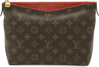 Louis Vuitton Cerise Monogram Red Color White Monogram Clutch Bag Pouch (Pre-Owned)