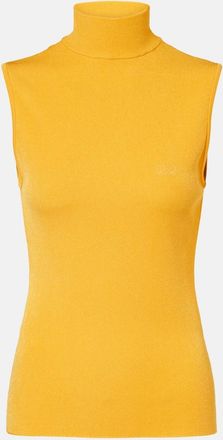 Loewe Double L ribbed-knit top