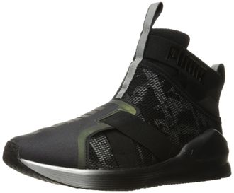 Puma Puma Womens Fierce Strap Swan WNs Cross-Trainer Shoe, Black, 7 UK