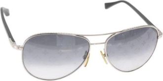 Louis Vuitton Pre-owned Accessories, female, Gray, Size: ONE SIZE Pre-owned Metal Sunglasses