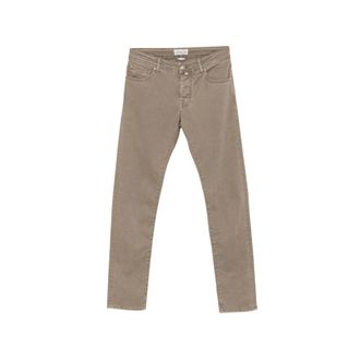Jacob Cohen Nick Logo-patch Five-pocket Trousers