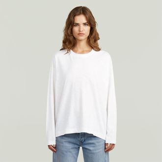 G-Star Oversized T-shirt - Wit - Dames