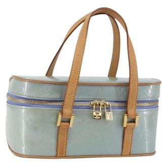 Louis Vuitton Pre-owned Handbags, female, Blue, Size: ONE SIZE Pre-owned Vintage Leather Handbag