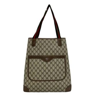 Gucci Pre-owned Tote Bags, female, Brown, Size: ONE SIZE Pre-owned Vintage Tote Bag