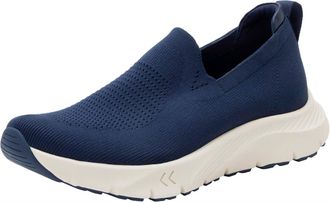 Alegria Womens Waze Lightweight Athletic Slip On Shoes In Navy