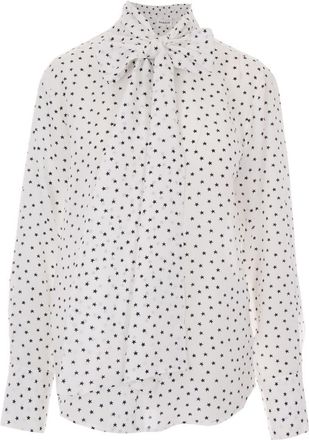 Parosh Off White Polka Dot Shirt