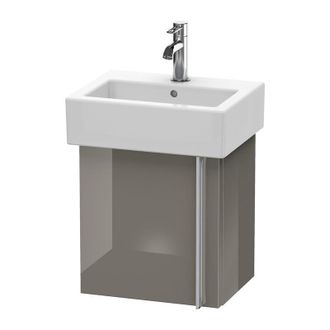 Duravit M&oacute;dulo Mural Duravit Vero 6271, Con 1 Puerta, Bisagra De Puerta A La Izquierda, 400 Mm, Color (frente/cuerpo): Laca De Color Gris Franela De Alto Bril
