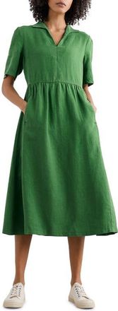 Seasalt Cornwall Fen Linen Midi Dress in Hedgerow at Nordstrom, Size 4 Us