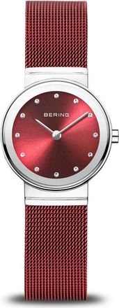 Bering Dameshorloge Classic rood 10126-303 - Dames - Horloges - Rood - ONE Size - Accessoires
