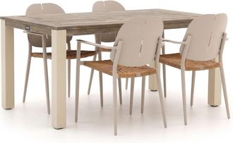 Manifesto Furniture Manifesto Talvullia/ROUGH-S 160cm dining tuinset 5-delig stapelbaar