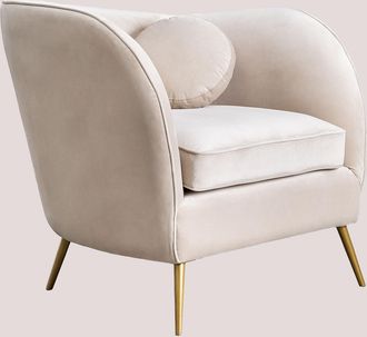 Sklum Sill&oacute;n En Terciopelo Clovys Sklum