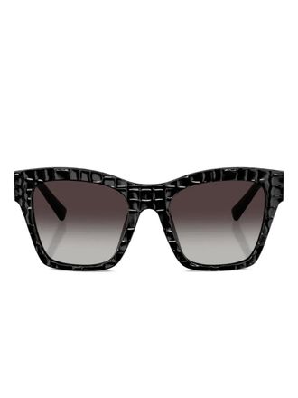Dolce & Gabbana Eyewear square-frame sunglasses - women - Acetate - One Size - Black