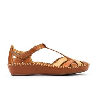 Pikolinos Bruin Mix Damesandaal - Vallarta - Dames - Sandalen - Bruin - 40 EU - Schoenen