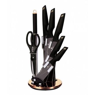 Berlinger Haus Juego De Cuchillos Berlinger Haus Bh-2692 En Soporte