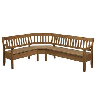 Maison Belfort home24 Maison Belfort Eckbank Boston I Massivholz Nordische Kiefer Laugenfarbig 213x93x170 cm (BxHxT) Landhaus