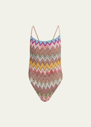 Missoni Zig Zag Chevron One-Piece Swimsuit