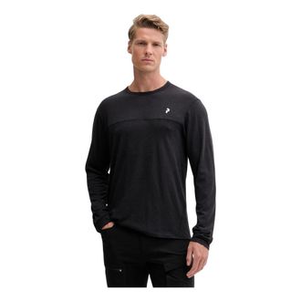 Peak Performance Trail Wool-Blend Manga Larga - Sport - Hombre - Negro - M