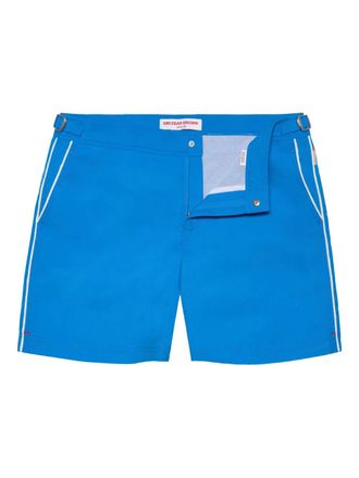 Orlebar Brown Bulldog piped-trim swim shorts - Blue