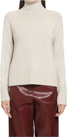 Max Mara Truien & Vesten, Dames, Beige, L, Coltruien