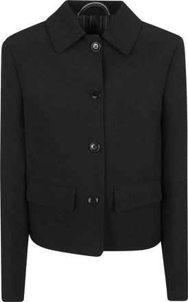 Ermanno Scervino Enkelrijig Jasje - Dames - Blazers - Zwart - XS - Jassen