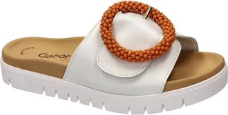 Gabor Schoenen, Dames, Wit, 38 EU, Leer, 63.745.21 Slider