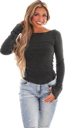 Free People Soul Sister Layering Top In Black