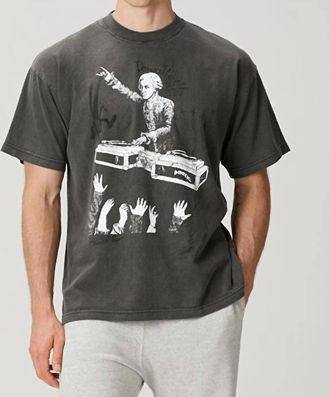 DOMREBEL Mozart Graphic Cotton T-Shirt In Black