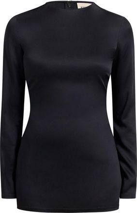 Khaite Vlad blouse - women - Viscose/Elastane/Acetate - 6 - Black
