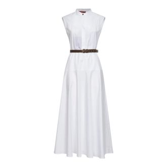 Max Mara Gesto Dress - female - Max Mara Studio - Midi Dresses - White - XS - Dresses