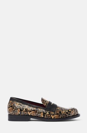 Scarosso Trumpet for Her Loafers in Trumpet Black - Calf at Nordstrom, Size 38.5