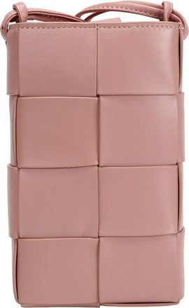 Tiffany & Fred Hand-Woven Leather Phone Crossbody