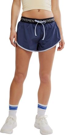 Free People FP Movement Now or Never Run Shorts in Midnight Navy at Nordstrom, Size X-Small