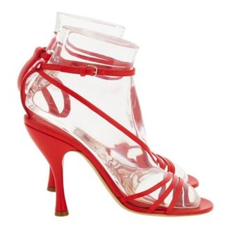 Ferragamo Denise Ankle Strap Nappa Sandals, Size 7 C