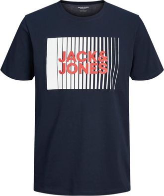 Jack & Jones Jjecorp Logo Tee - - Tops - Uomo - Blu - L