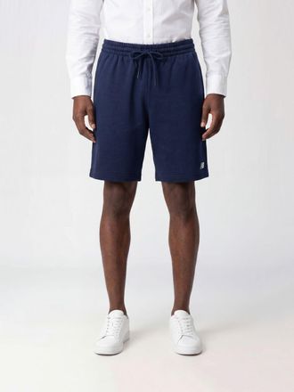 New Balance Shorts jogging in 100% cotone con vita elasticizzata e coulisse