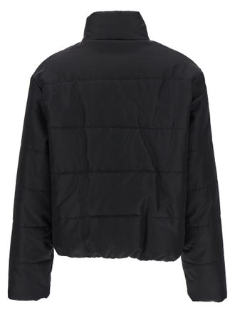 Moschino Womens Black Polyamide Full-Length Jacket Clothing