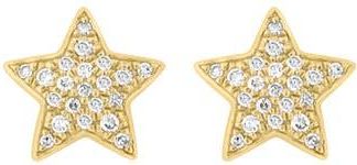 Effy Diamond Pav&eacute; Star Stud Earrings in Gold at Nordstrom Rack
